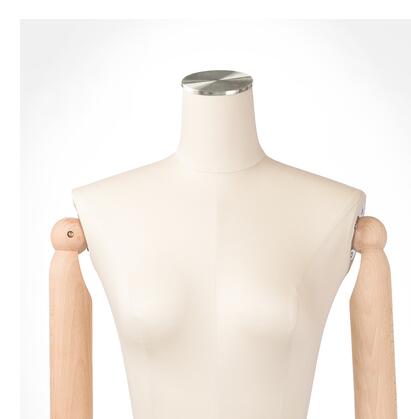 3styl poszycia Model żeńnarty manekin głowa pokrywa, pokrywa drewniana, płaski pokrowiec na główkę, akcesoria manekin tkaniny jeden kawałek D096