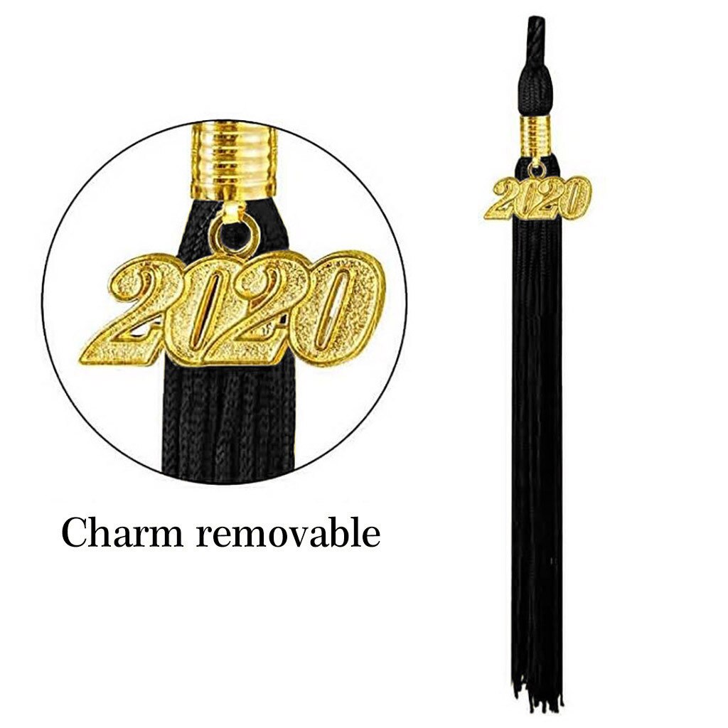 Adult Matte Graduation Cap Hat With Tassel Adjustable Photography Graduation Ceremony Party Supplies #YJ