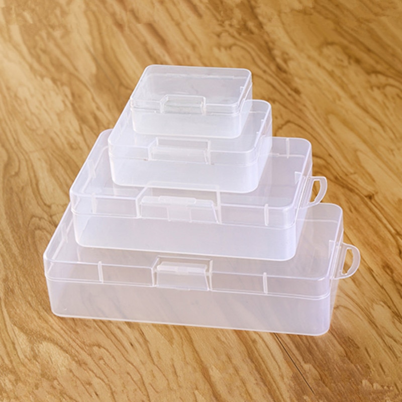 Sieraden Display Praktische Toolbox Plastic Container Doos voor Gereedschap Case Schroef Naaien Boxe Transparante Component Schroef Opbergdoos