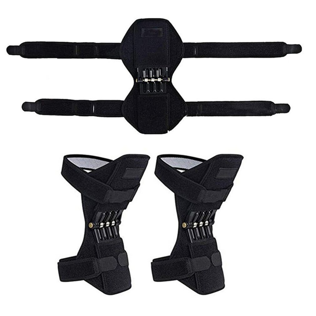 1PC Joint Support Knee Pads Breathable Non-slip Lift Knee Booster Pain Relief For Knee Power Spring Force Stabilizer Leg Protect