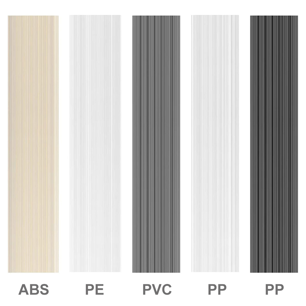 Baguettes de soudage en plastique ABS/PP/PVC/PE, longueur 100mm, 5x2mm, 200 pièces, accessoires de Machine à souder en plastique