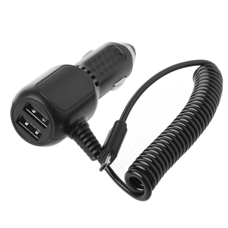 Dual USB Fast Charging Car Charger Adapter Micro USB Data Cable For Android Phone