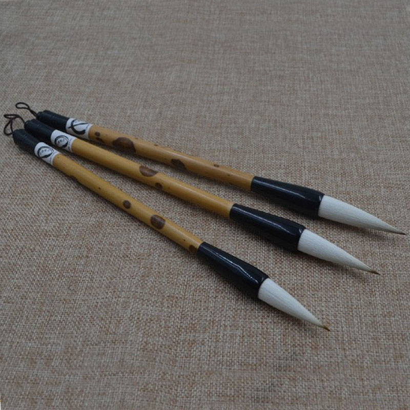 Pluma de pincel de caligrafía china maobi, pinceles de arte, pluma para escribir, pluma de pintura, pelo natural, pincel de caligrafía, 1 ud.