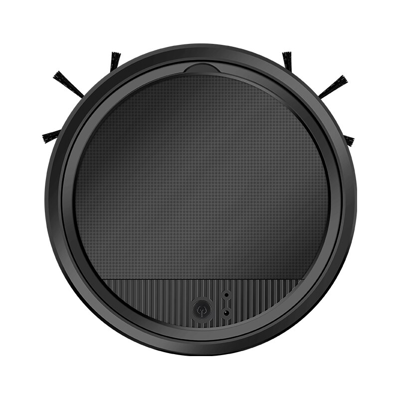 Smart Robot Vacuum Cleaner Sweeping Robot Floor Dirt Auto Cleaning USB Rechargeable Sweeping Home Kitchen Robot Cleaners Machine: Black