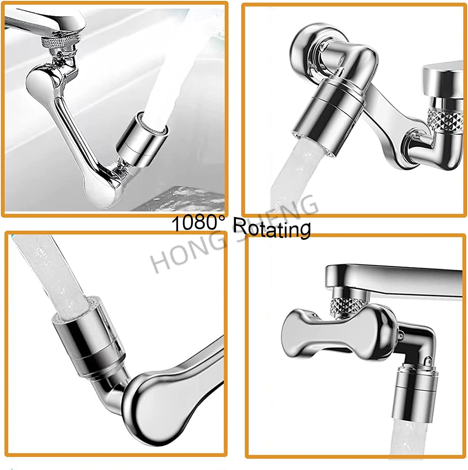 720 ° Rotation Wasserhahn Belüfter Spritzwassergeschützt Schwenk Kunststoff Küche Wasserhahn Verlängern Wasser Düse Wasserhahn 22/24mm Adapter Wasserhähne Bubbler