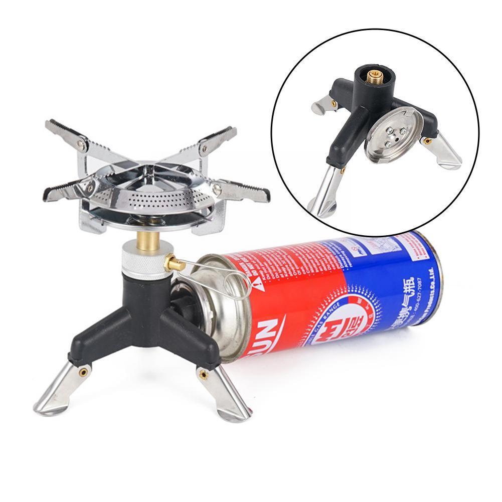 Triangle Stove Converter Camping Gear Gas Burner Adapter Gas Triangle Converter Camping Mini Stove Portable Equipment Tank A6Y9