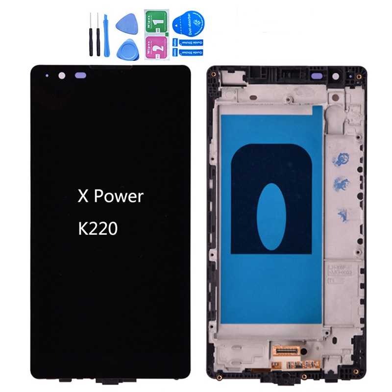 Original For LG X Power K220DS K220 LCD Display with Touch Screen Digitizer Assembly With Frame