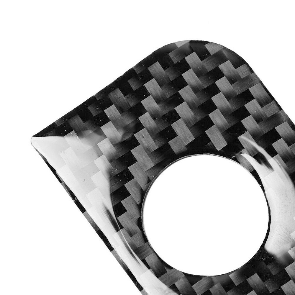 Carbon Fiber Car Inner Stickers Storage Box Switch Sticker Cover Trim For Ford Mustang Accessories