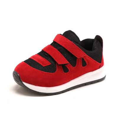 Barnskor barn pojkar skor fritidsskor barn sneakers läder sport barn pojke höst vinter sneakers märke: Röd / 5.5