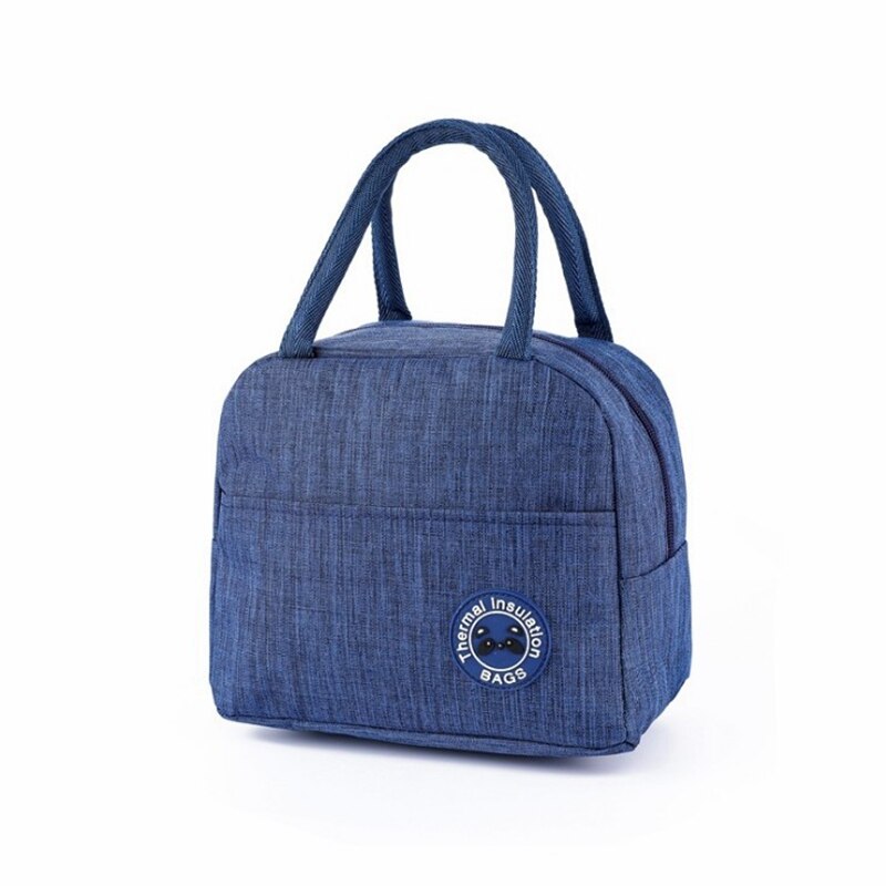 Sacs à déjeuner frais pour femmes enfants fille étanche Portable fermeture éclair thermique Oxford sac isotherme pratique boîte à déjeuner fourre-tout alimentaire BBQ sac: 1