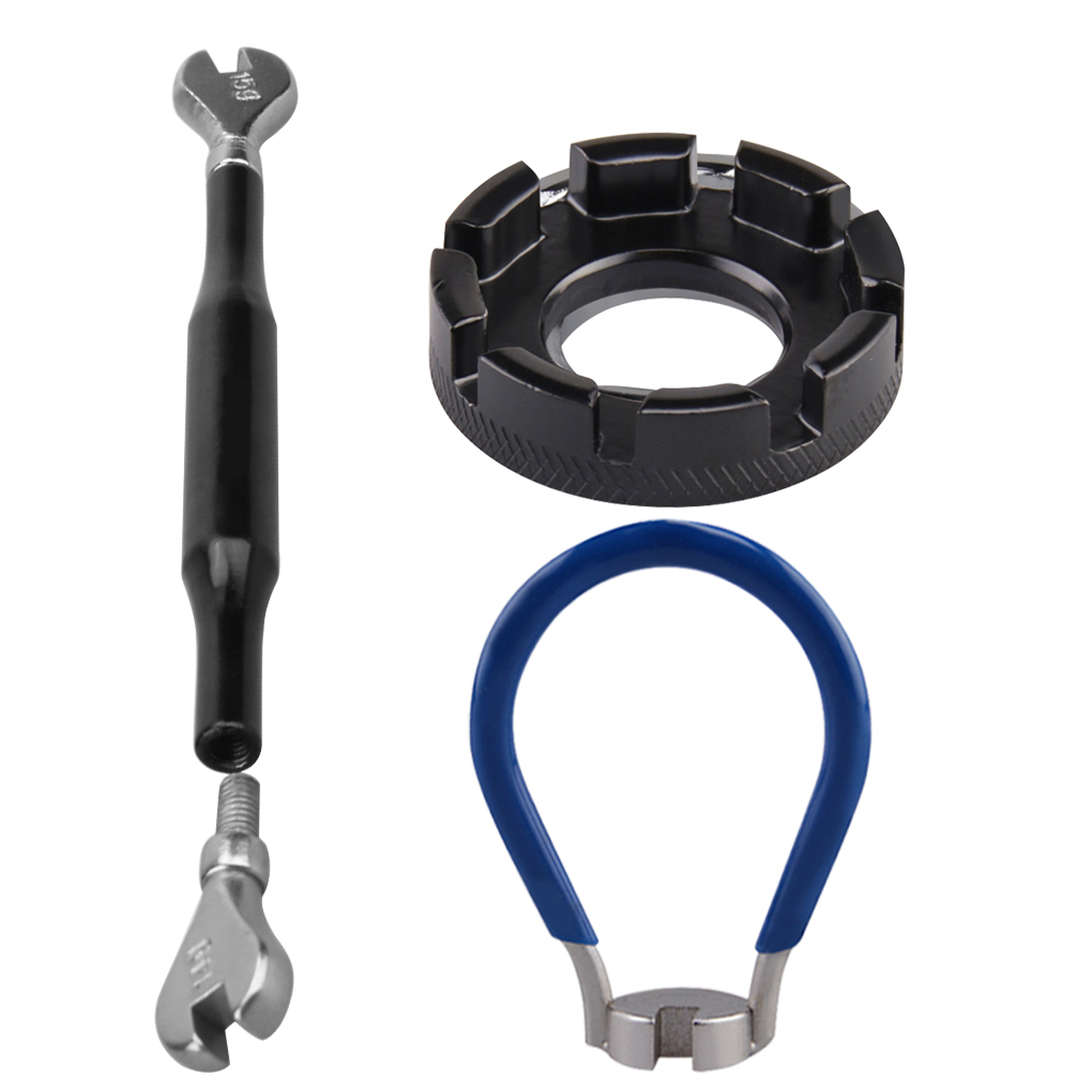 Nøgleværktøjssæt cykelhjulnøglesæt cykeleger nøgle cykelhjulnøgle eger fix reparationsværktøj: Type 3