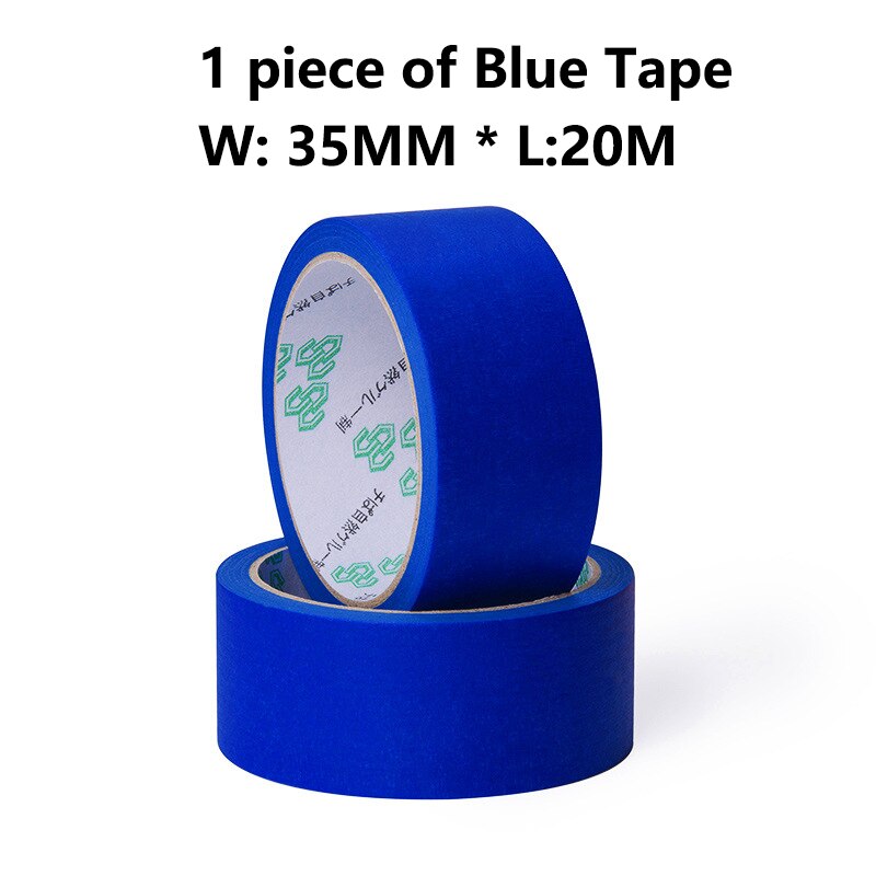 Maler malertape applikator dispenser maskine væg gulv maling emballage forseglingspakke tape værktøj passer tape 50mm bred max.: Et blåt bånd