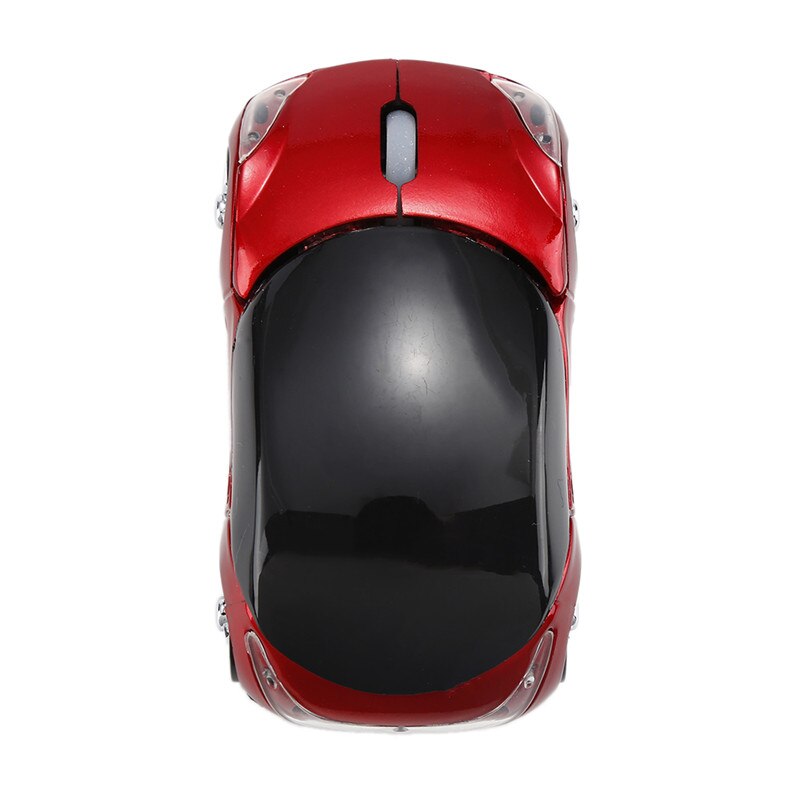 2.4Ghz Wireless Optical Mouse Car Styling Gaming Mouse With USB Bluetooth Receiver Wireless Mouse for PC Laptop Gaming Mouse: red