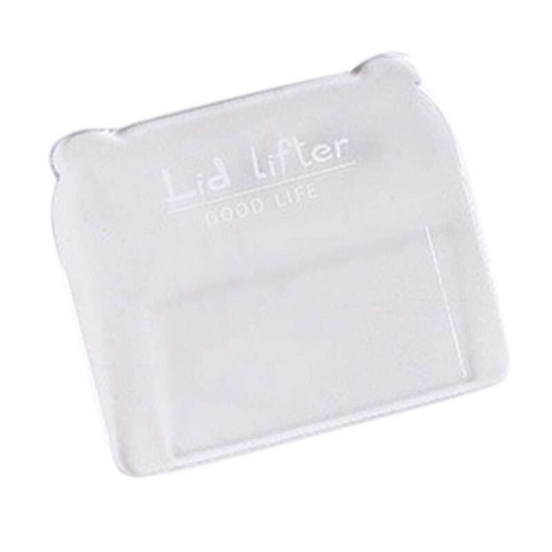 Toiletbril Houder Lifter Sanitaire Closestool Seat Cover Lift Handvat Toilet Seat Cover Lifter Badkamer Thuis Schoonmaken Tool Hogar: Transparent