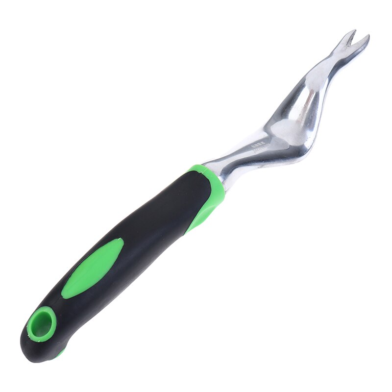 Tenedor de deshierbe para granja de verduras, herramientas de corte con mango ergonómico: Verde