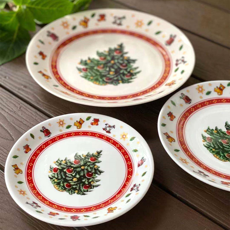 Lot De 8 Assiettes à Desserts Vintage