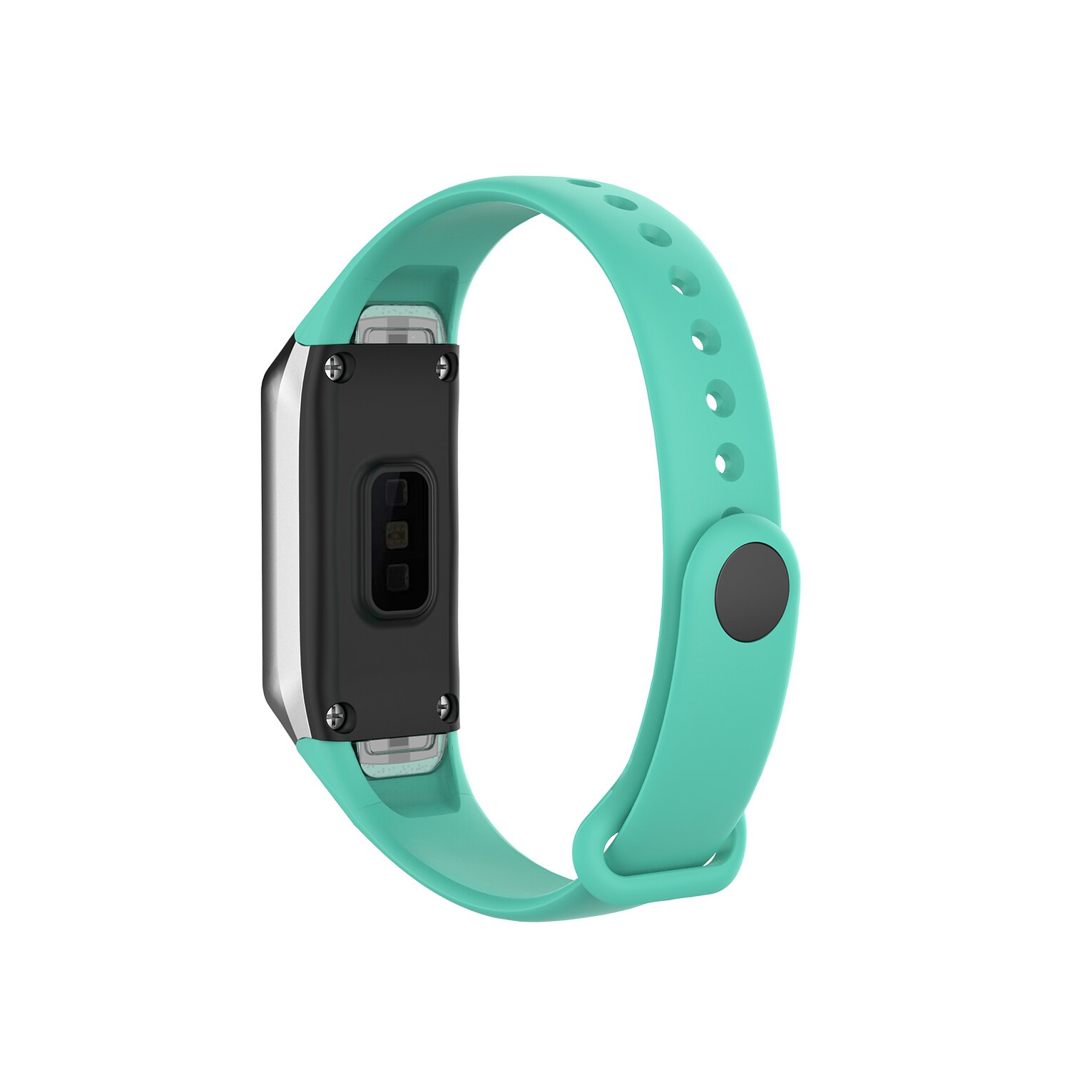 Siliconen sporthorlogebandjes, polsbandje voor samsung galaxy fit sm -r370, slimme armband, horlogebandje accessoires: Eend groen