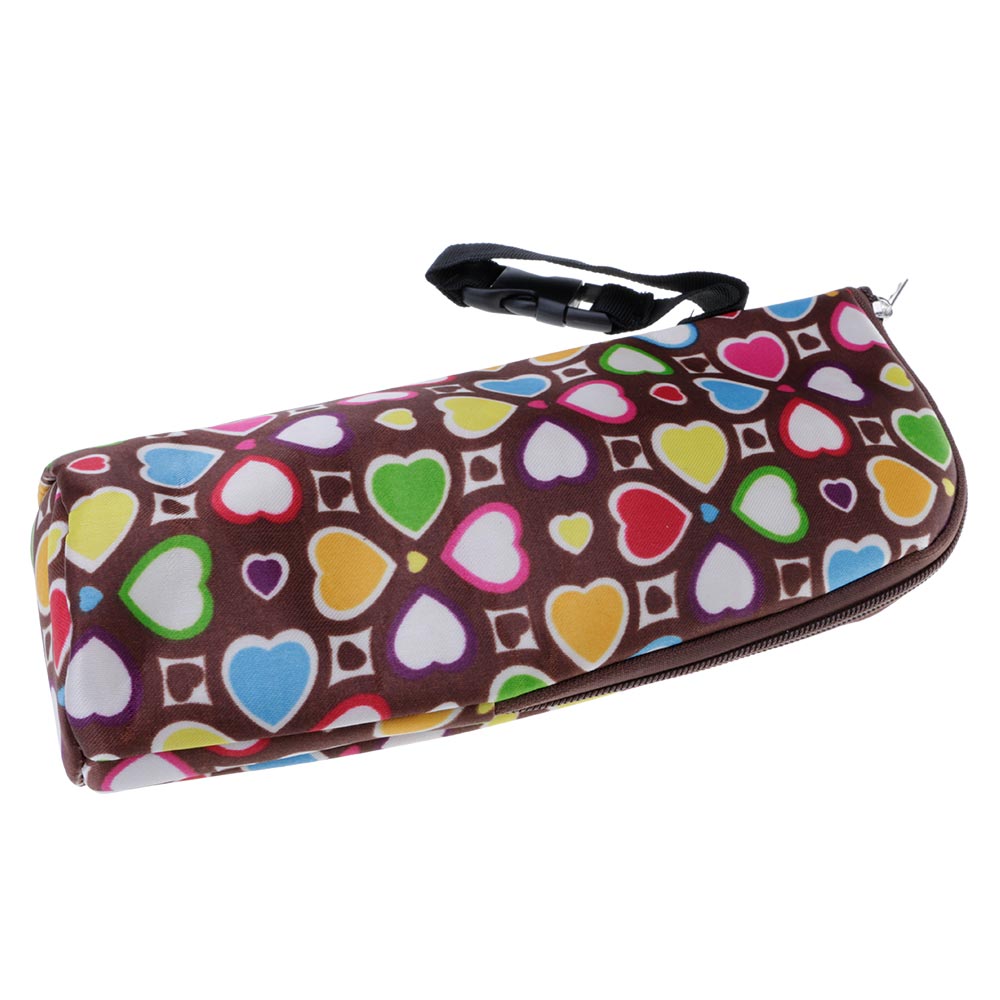 Baby Bottle Thermal Bag Durable Milk Insulation Tote Portable For Outdoor, Picnic, Camp Can Be Hung Infant Stroller Brown Heart: ZSX