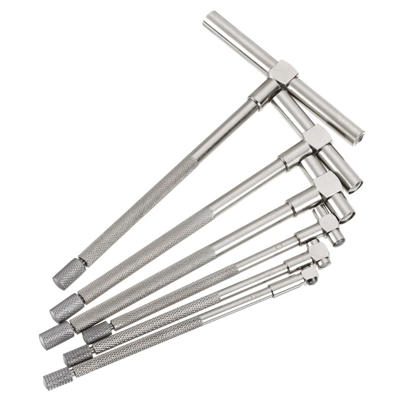 Micromètre à jauge télescopique de précision 8-150mm, règle de mesure de l'alésage, outil micromètre de mesure de l'alésage, ensembles d'outils 6 pièces