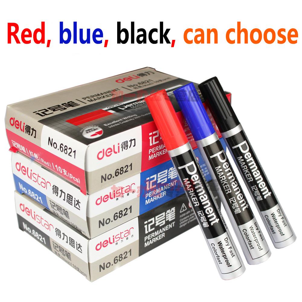 Waterproof permanent art Marker pen Thick head pen markers paint marker sharpie book sketch Cartoon Graffiti 10 pcs/Lot