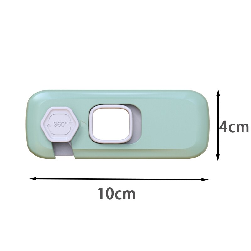 Smgslib Kinderslot Kast Lade Deur Sloten Bescherming Baby Anti-Snuifje Hand Plastic Grijs Koelkast Veiligheid Gesp