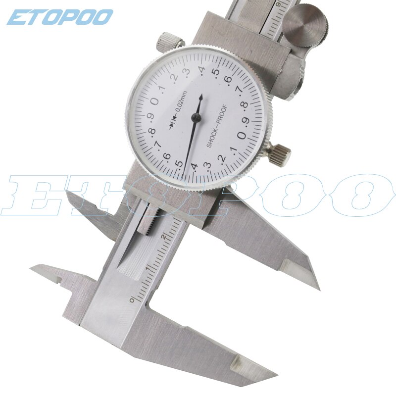 150mm 6inch Precision Dial Caliper Dial Vernier Caliper inch size Micrometer Gauge thickness Measuring Tool 0-150mm