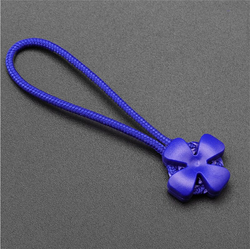 30Pieces PVC Zipper Slider Flower Zipper Puller Coat Wallet Suitcase Accessories Tailor Tool: blue