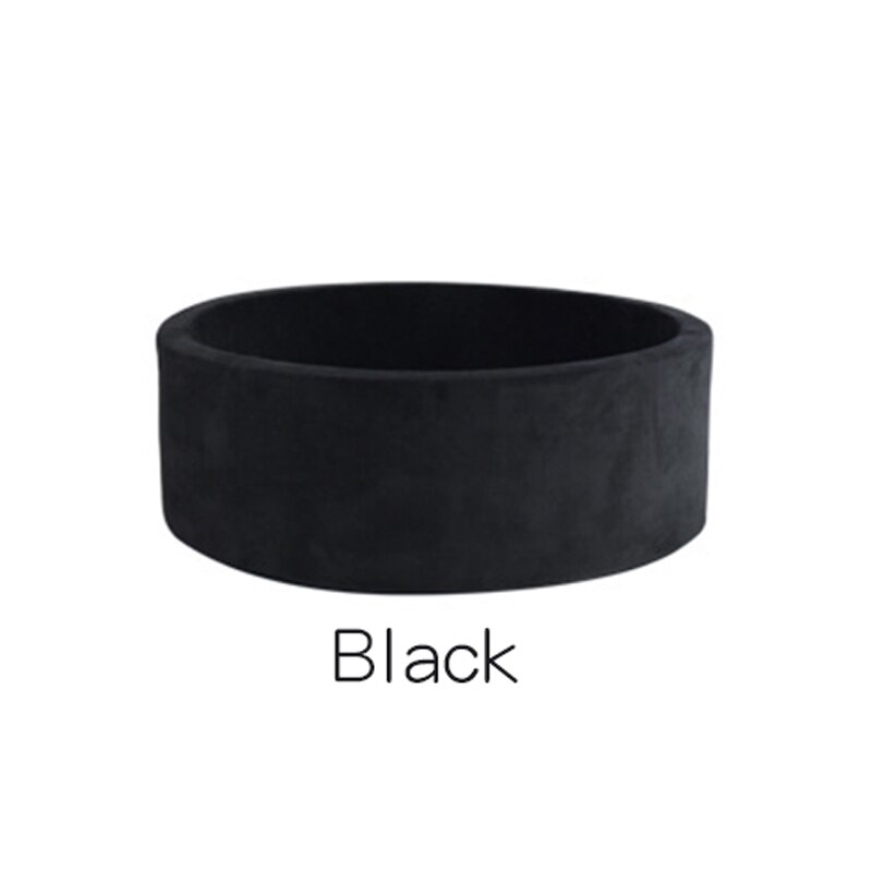 Effen Kleur Kids Ronde Bal Pit Baby Oceaan Bal Zwembad Zachte Kinderbox Indoor Buiten Spelen Speelgoed Voor Peuter Baby Jongens & Meisjes: Black