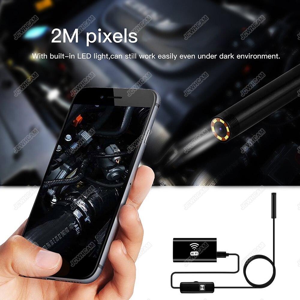 Le plus sans fil 720 P Mini Endoscope caméra HD étanche serpent endoscopie d'inspection pour Iphone Android IOS PC tablette