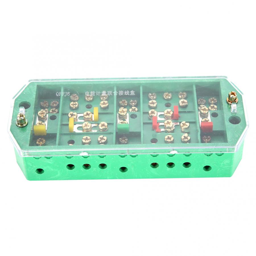 waterproof junction box QFJ6/2080-3 Three Phase Wires Household Meter Terminal Row Electrical Enclosure Junction Box wire.