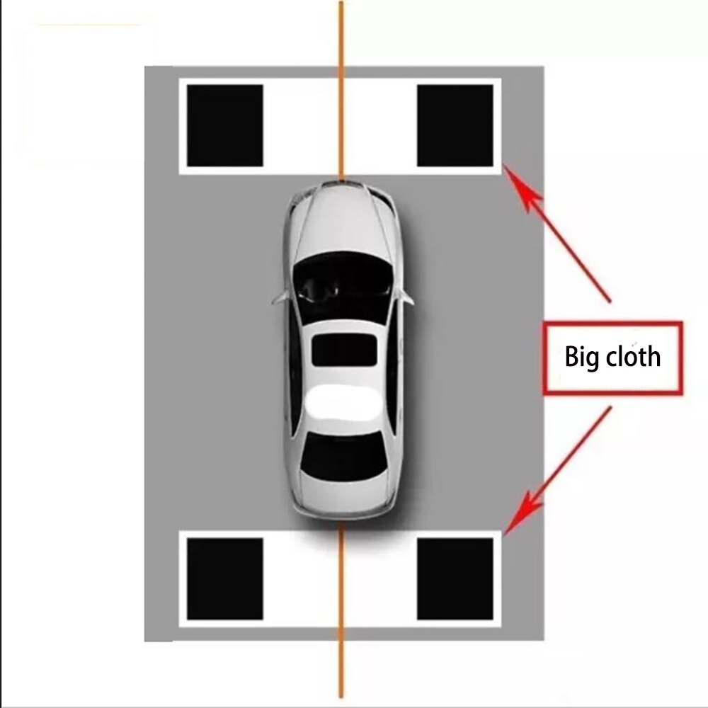 360 panoramic system calibration cloth 360 bird&#39;s-eye panoramic calibration cloth