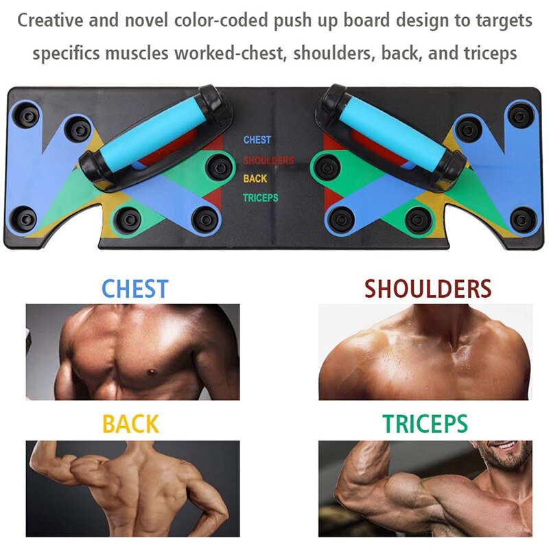 9 in 1 push up rack board miesten naisten kattava kuntoharjoitus push-up seisoo kehonrakennusharjoitusjärjestelmä