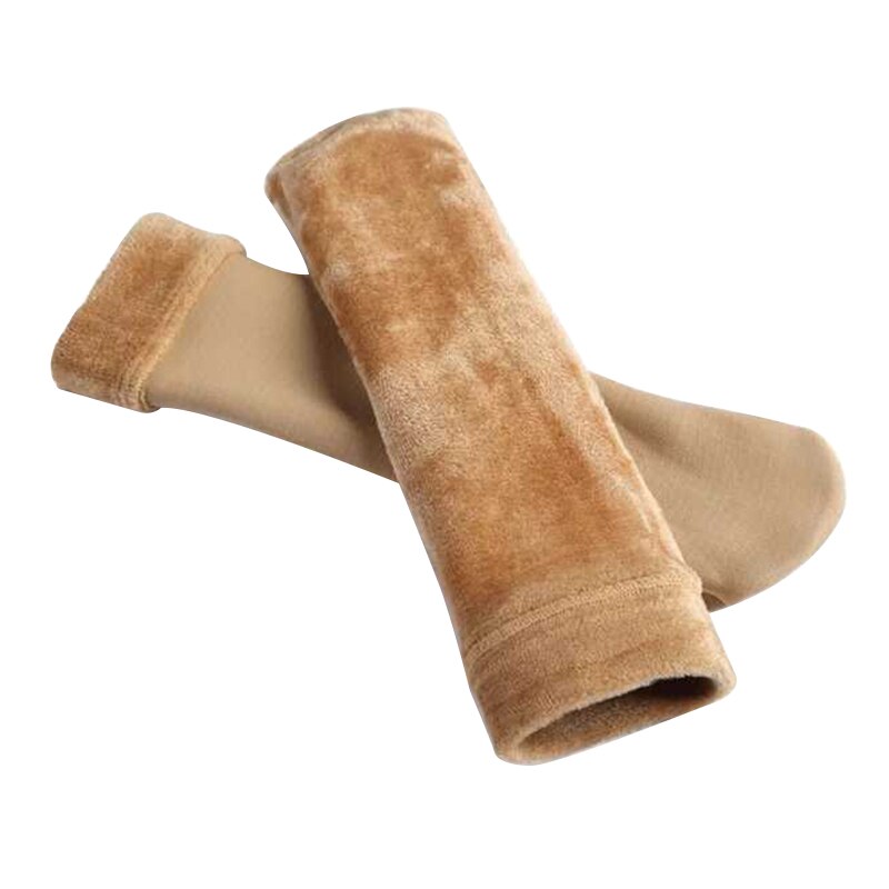 Unisex Breathable Super Warm Solid Nylon Socks Winter Autumn Seamless Thicken Socks