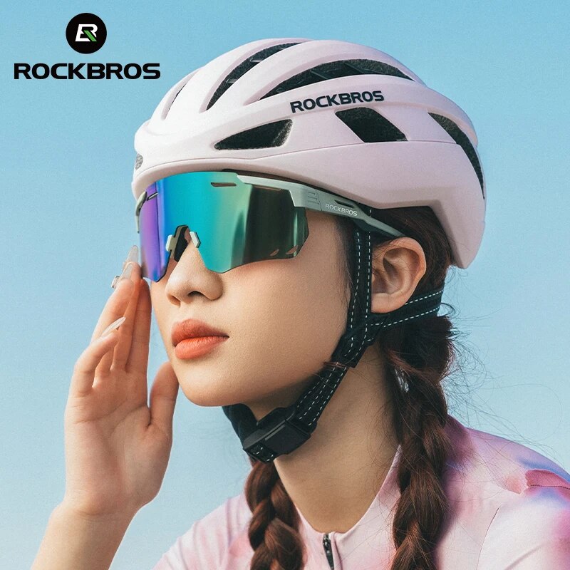 Rockbros Fietsbril Mtb Racefiets Brillen Rijden Golfbril Bescherming Sport Uv400 Zonnebril Gepolariseerd/Fotochromisch