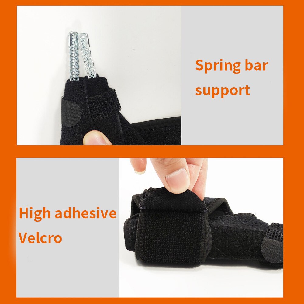 1pcs Splint Thumb Brace Splint 2 Springs Support Thumb Trigger Finger Wrist Wraps for Wrist Stabilizer Left Right Hand Men Women