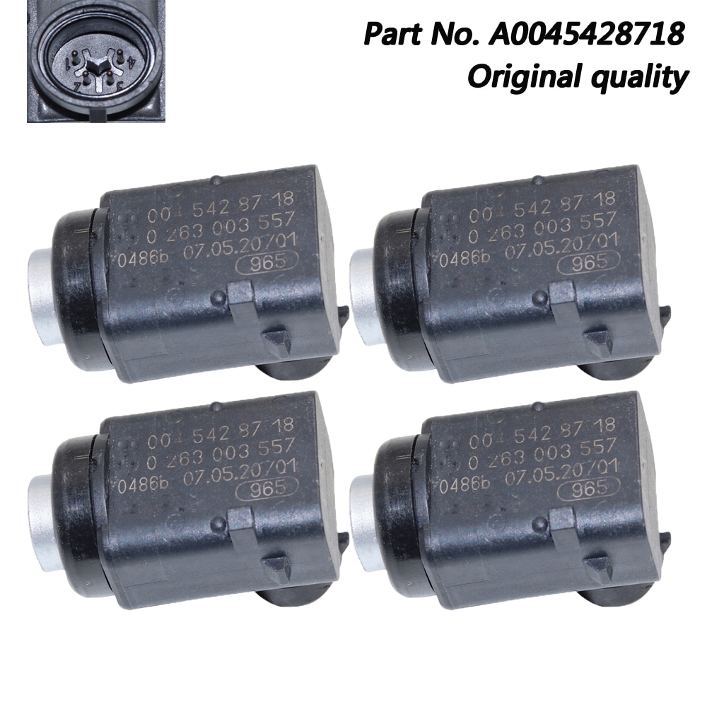 4 sztuk OEM A0045428718 czujnik parkowania PDC dla Mercedes-Benz W203 C209 W210 W211 W220 W163 0045428718