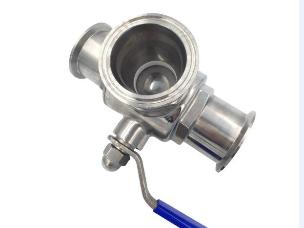 1-1/4“ Pneumatisches Sanitär-Schmetterlingsventil Aus Edelstahl 304 – Tri-Clamp OD 50,5 Mm