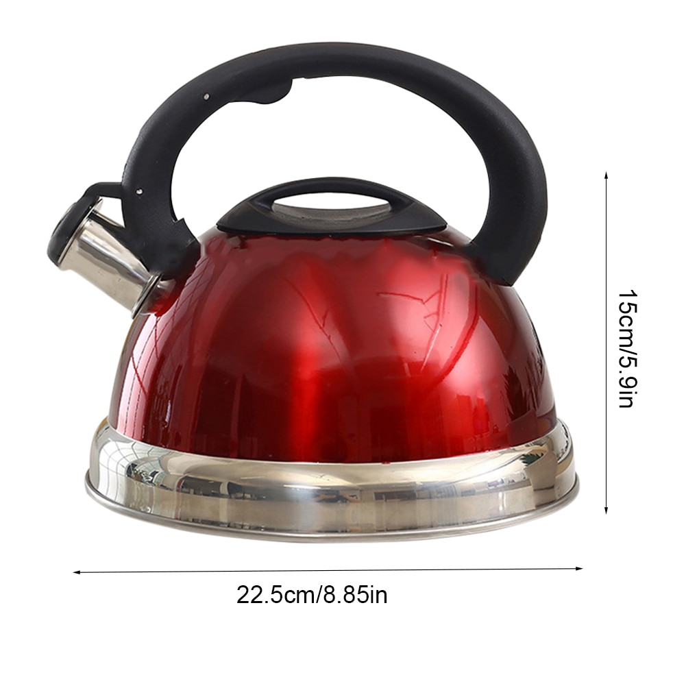 3L Kettle Teapot Stainless Steel Whistling Tea Kettle Tea Pot With Heat-Proof Handle Large Capacity Kitchen Gadgets Cooking Tool