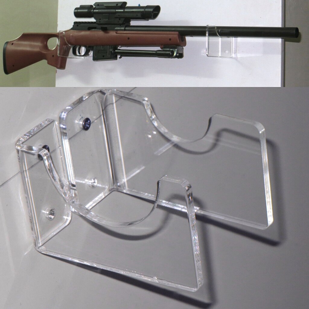 Porte-fusil de combat en acrylique transparent, support de pistolet, présentoir mural