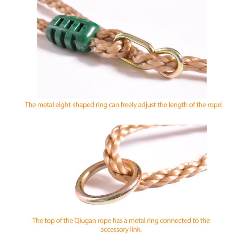 Huske for voksne barn utendørs hage huske fire-bords anti-korrosjon trehuske med tau innendørs landlig huske på landet