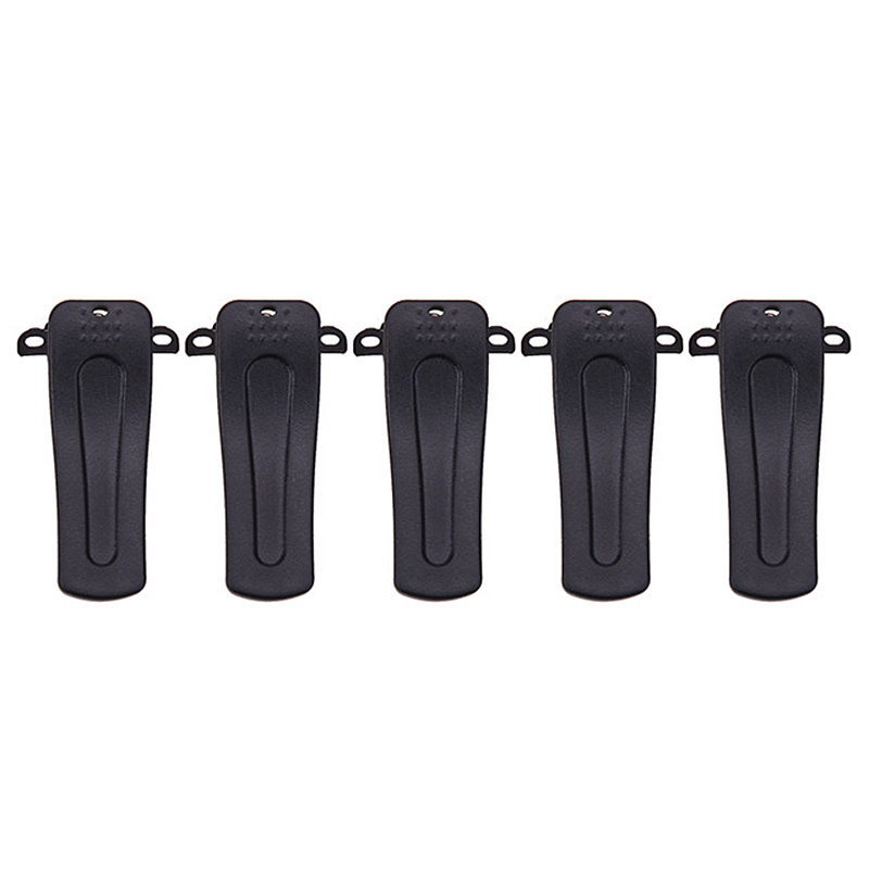 5PCS Gürtel Clip für H777 Heißer Modell Baofeng Radio BF-666S BF-777S BF-888S 666S 777S 888S Walkie talkie Zubehör schellen Schwarz: Default Title