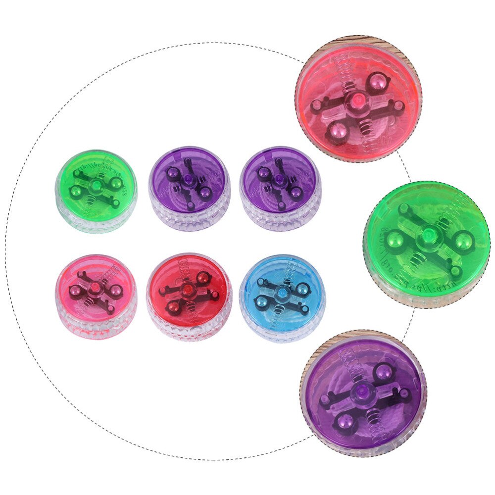 6Pcs LED Luminous Yoyo Toys Funny Flashing Yo-Yo Playthings for Children