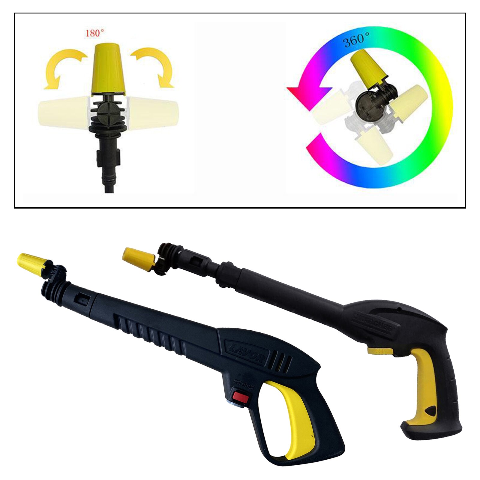 Auto Water Sproeierkop Spray Schuim Water Wand Voor Auto Huis Schoonmaken