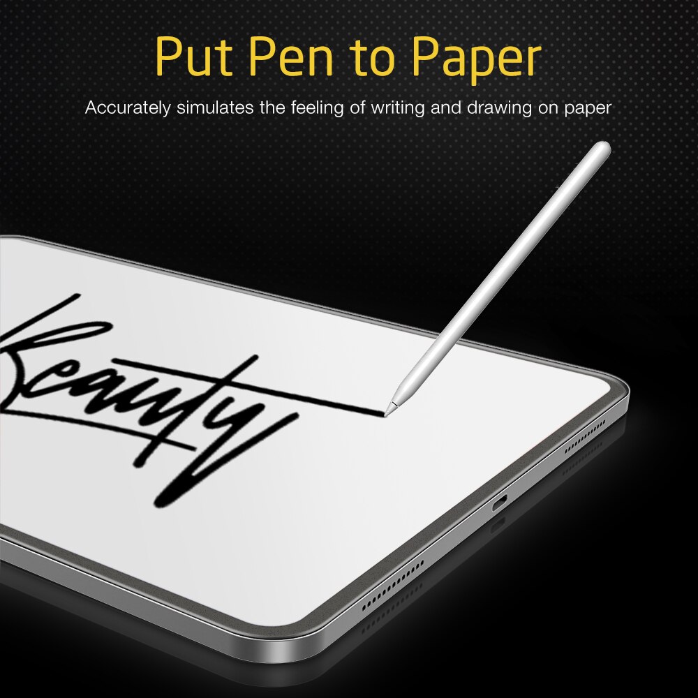 ESR Paper-Feel Screen Protector for iPad Pro 11 PET Film for Apple Pencil for iPad Pro 11 & Screen Protector