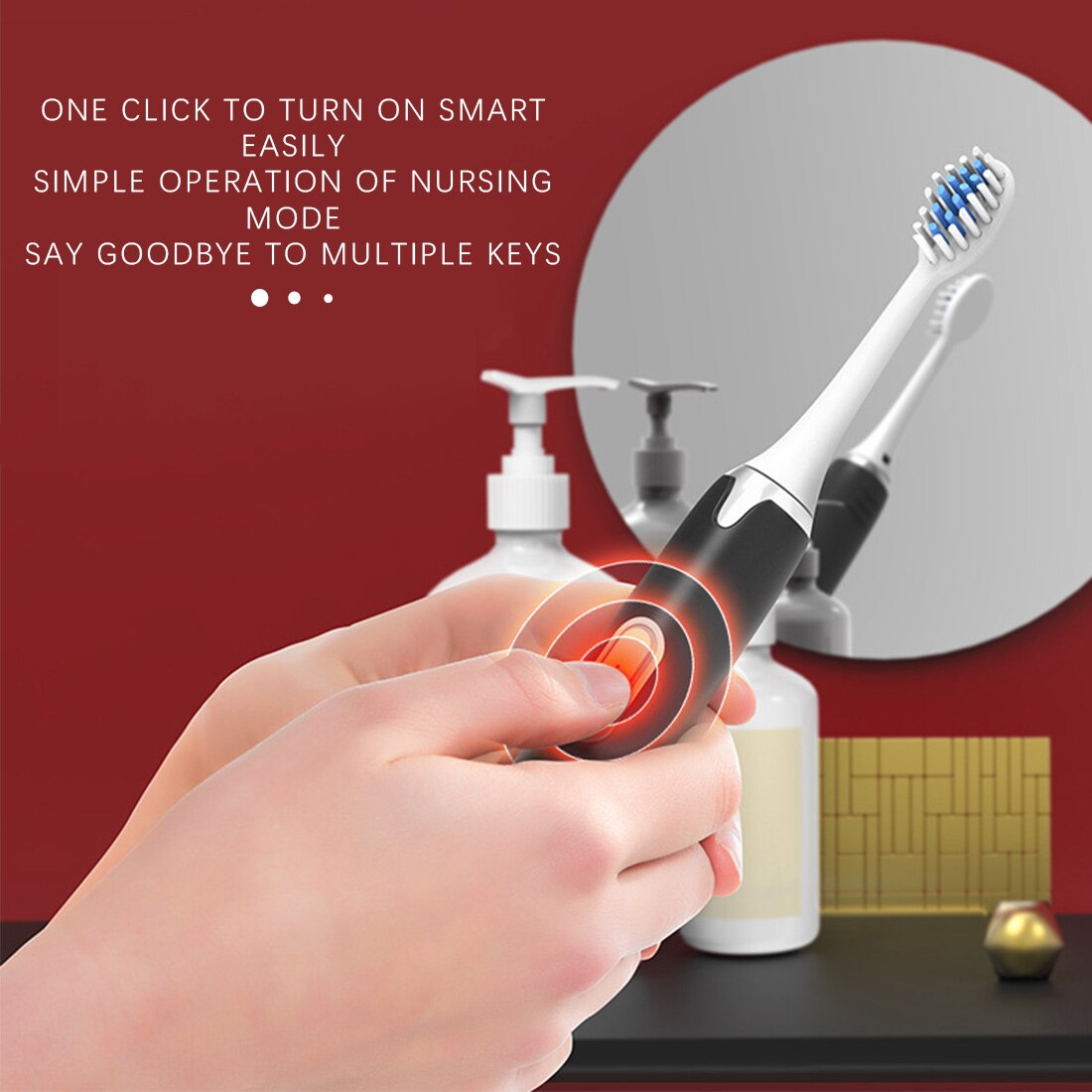 Electric Toothbrush Ultrasonic Sonic Teeth Brush Deep Cleaning Ultrasonic Automatic smart toothbrush rechargeable waterproof