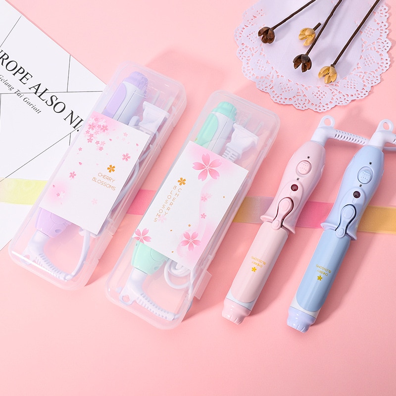 2 in 1 cartoon rol stijltang dual-use kapper dames student haar stijltang krultang draagbare elektrische spalk krultang