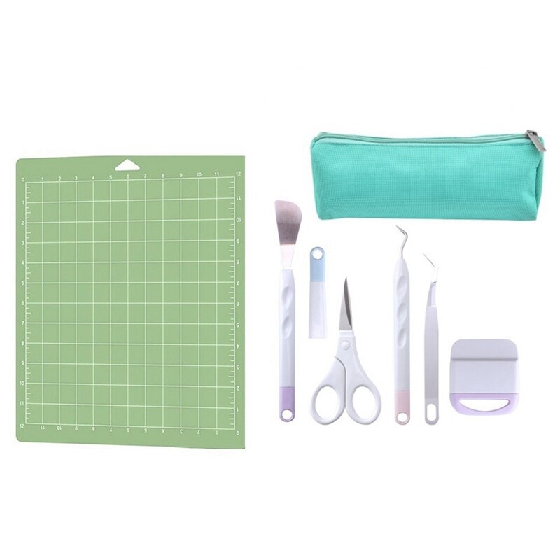Weeding Tools For Vinyl, Craft Vinyl Weeding Tools Set With Cutting Mat Kit For Silhouettes, Cameos, Lettering, Splicing: Default Title