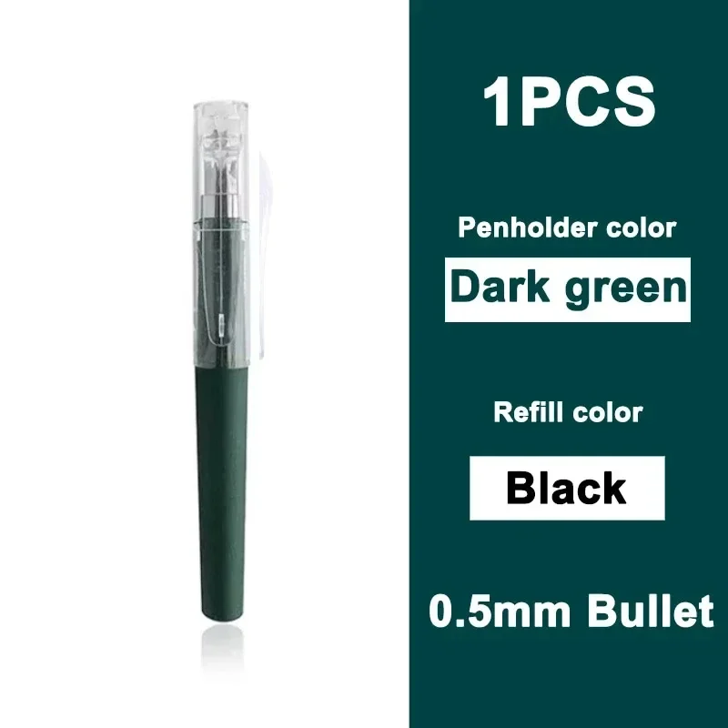 Stylo de poche court, Mini stylo Gel Portable, petit stylo de Signature à séchage rapide pour petits étudiants, 1 pièce: green
