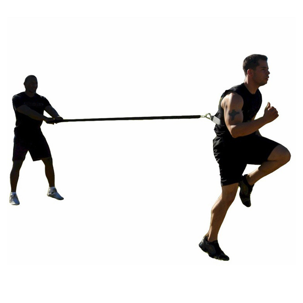 Sled Harness Resistance Training Adjustable Padded Shoulder Strap With Pulling Strap For Tire Pulling Speed Strength Training
