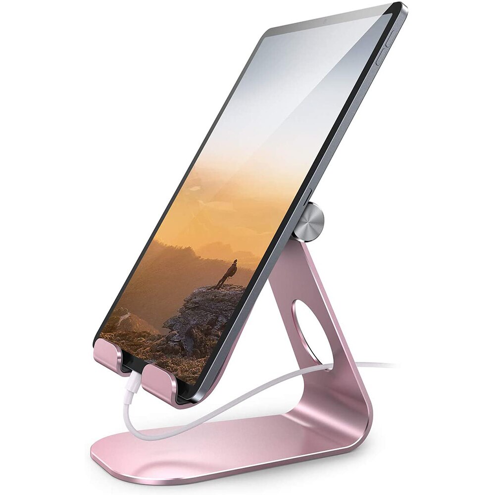 Tablet Holder Stand For iPad Pro 10.2 11 10.5 9.7 Air 3 7 Xiaomi Huawei 10 inch iPhone iPadpro Mini 7th Generation Support: Pink